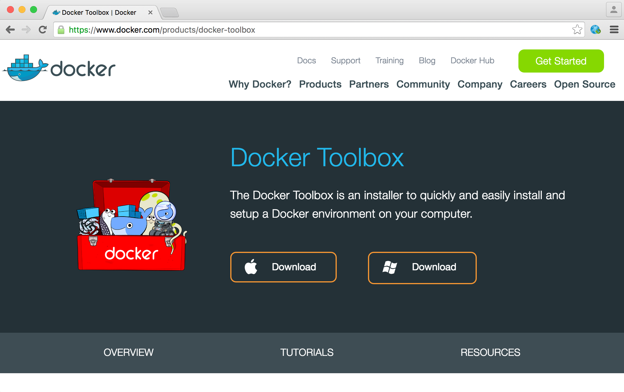 docker toolbox for mac download